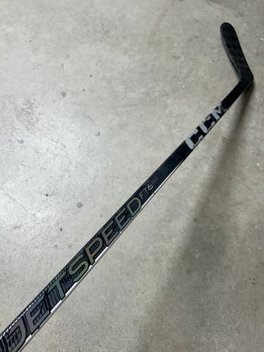 85 Flex P28M Senior CCM Jetspeed FT6 Pro Left Hand Hockey Stick Pro Stock (Used)