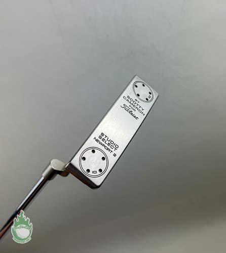 Left Handed Titleist Scotty Cameron Studio Select Newport 2 34" Putter Steel