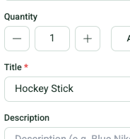 Intermediate A&R Left Hand Hockey Stick 30 Flex (Used)