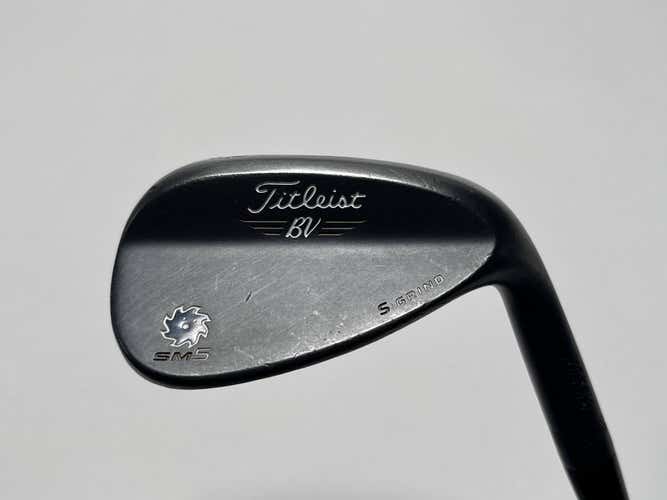 Titleist Vokey SM5 Raw Black Wedge 54* 10 Bounce Wedge Steel Mens RH