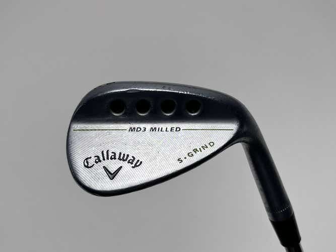 Callaway MD3 Milled Chrome S-Grind Wedge 52* 10 Bounce Wedge Steel Mens RH