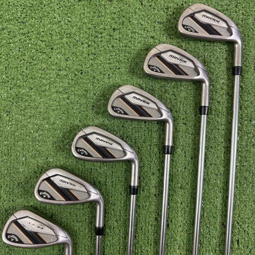 Callaway Mavrik Iron Set 5-PW True Temper Elevate 95g Regular Flex +1/2 Long