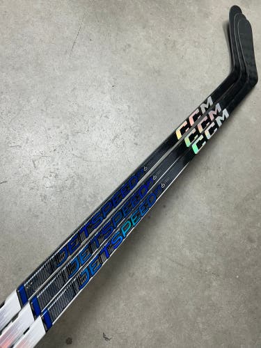 3 PACK 100 Flex P92 Senior CCM JetSpeed FT6 Pro Left Hand Hockey Stick Pro Stock (New)