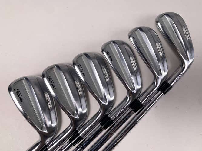 Titleist T100 2021 Iron Set 5-PW KBS Tour 130g Extra Stiff Steel Mens RH +1/2"