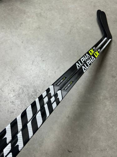 2 PACK 100 Flex P28 Senior Warrior Alpha LXT Left Hand Hockey Stick Pro Stock (New)