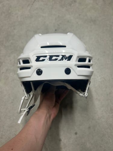Large NHL Tampa Bay Lightning CCM TACKS X Helmet Pro Stock (New) White