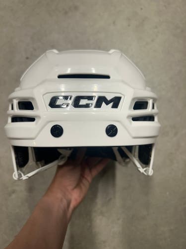 Large NHL Ottawa Senator CCM TACKS X Helmet Pro Stock (New) White