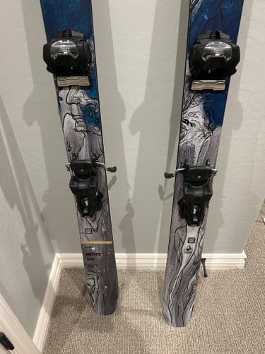 Men's 2023 Atomic 172 cm All Mountain Bent 100 Skis With Bindings Max Din 11 (Used)