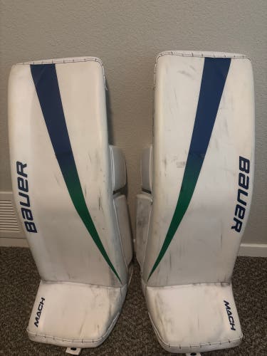 35" Bauer Supreme Mach Goalie Leg Pads Pro Stock
