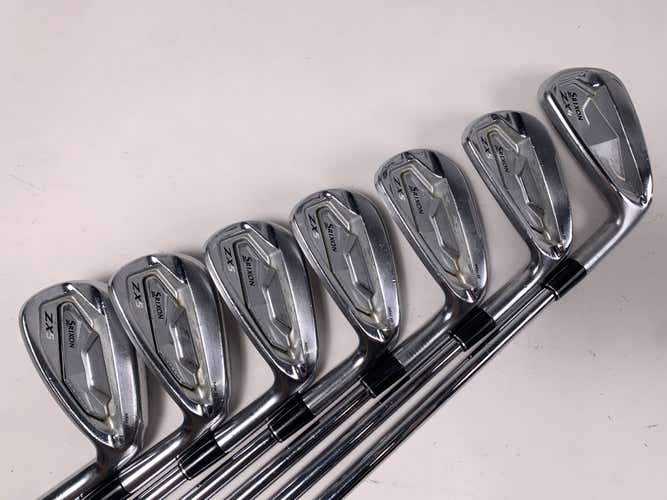 Srixon ZX5 MKII Iron Set 5-PW+AW NS Pro Modus 3 Tour 105g Stiff Steel RH +1/4"