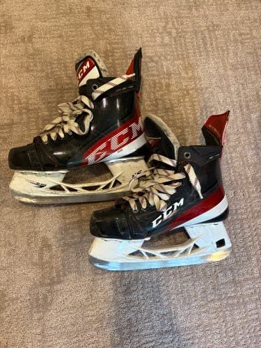 Black 2021 CCM JetSpeed FT4 Hockey Skates Regular Width 7.5 (Used)