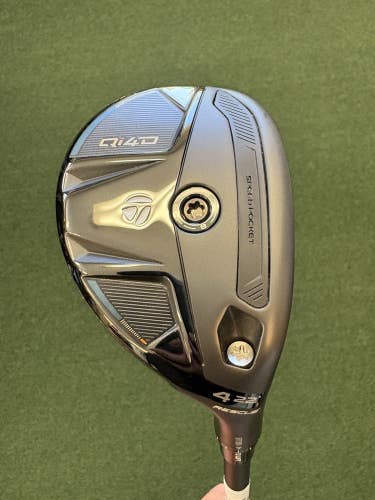 New Taylor Made QiD4 22 Deg 4 Rescue Reax 75 Gram Stiff Flex