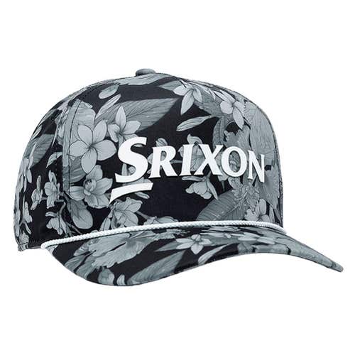 Srixon Hawaii Collection Floral Hat (Black, Adjustable) Golf 2026 NEW
