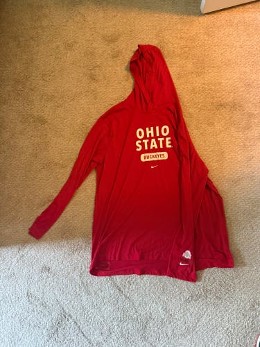 Red Men's XL Nike Sweatshirt (Used)