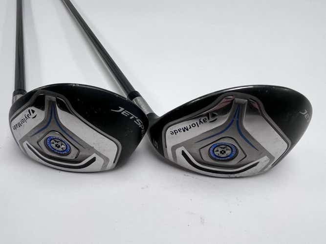 TaylorMade Jetspeed 4 & 5 Hybrid Set 22* 25* VeloxT 45g Ladies RH