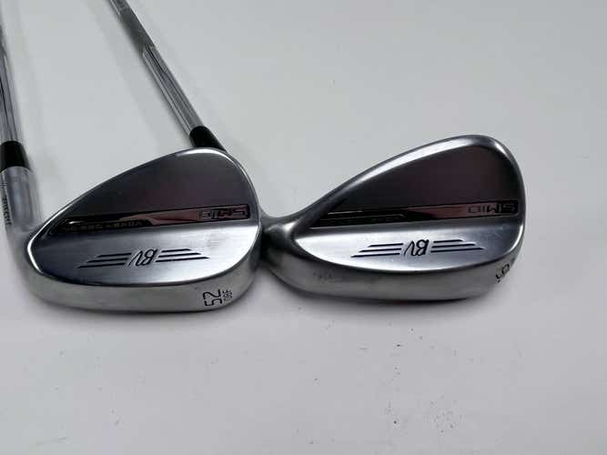 Titleist Vokey SM10 Tour Chrome Wedge Set 52* 8 56* 8 Vokey Wedge Steel Mens RH