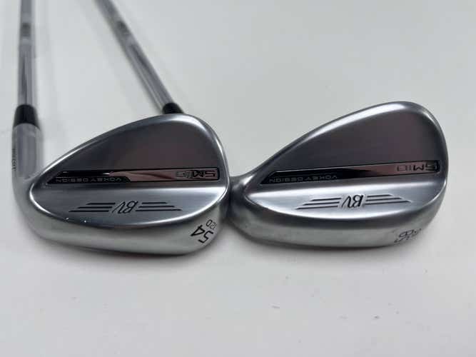 Titleist Vokey SM10 Tour Chrome Wedge Set 54* 12 58* 10 Wedge Steel Mens RH