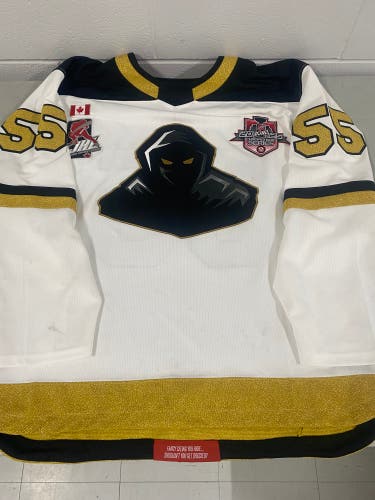 Milton Menace game jersey #55