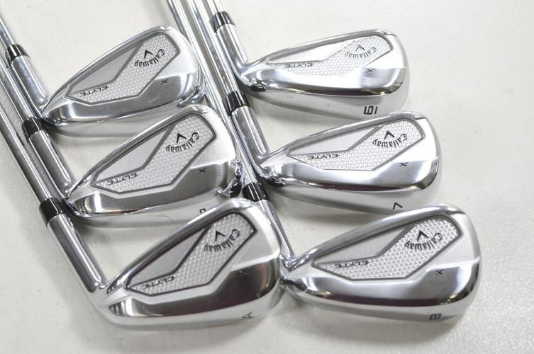 Callaway Elyte X 6-PW,AW Iron Set Stiff Flex Right Vector 90g Steel # 209433