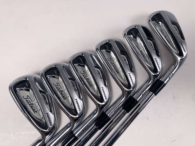 Titleist 714 AP2 Iron Set 5-PW KBS Tour Stiff Steel Mens RH +1/2"