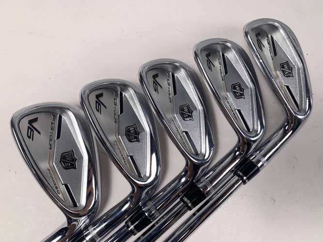 Wilson Staff FG Tour V6 Iron Set 7-PW+GW True DG AMT S300 Stiff Steel Mens RH