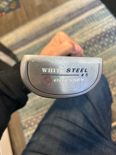 2004 Odyssey White Steel 5 Mallet Right Handed Putter 35" (Used)
