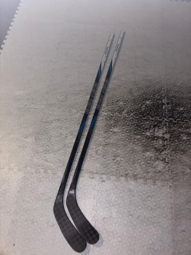 Intermediate Bauer Team Nexus Left Hand Hockey Stick P92 87 Flex Pro Stock (Used)