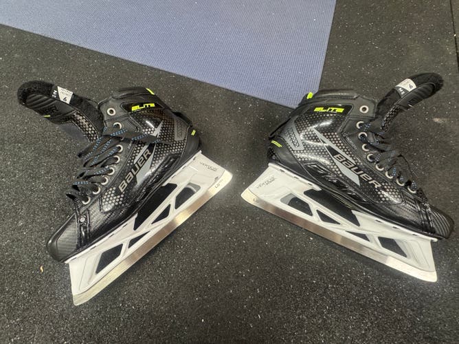 2024 Bauer Elite Hockey Goalie Skates 9 (Used) Fit 2