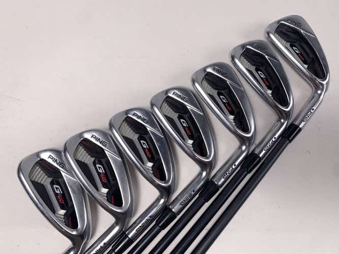 Ping G410 Iron Set 5-PW+AW Blue Dot 1* Up Alta CB AWT Regular Graphite RH +1.25"