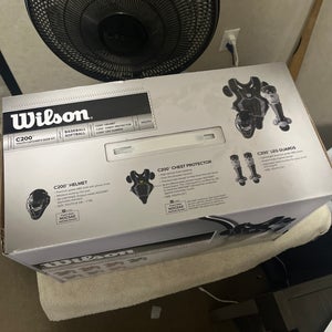 Black/Gray Wilson C200 Catcher's Set (New)