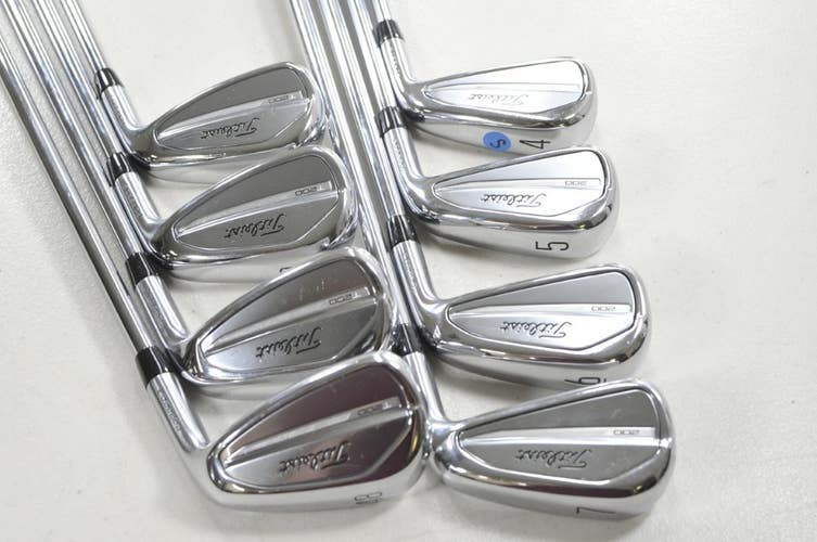 Titleist T200 2023 4-PW,48* Iron Set Stiff Flex Right Rifle 6.0 Steel  # 215968