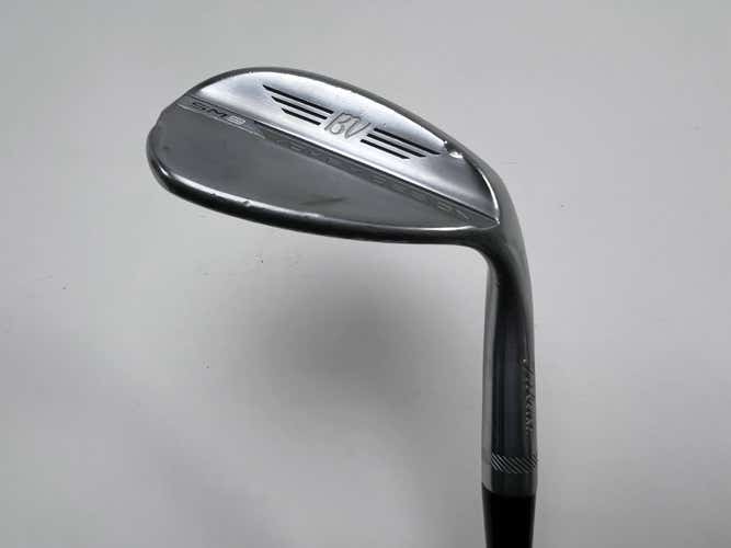 Titleist Vokey SM8 Tour Chrome Wedge 60* 8 Bounce M-Grind Wedge Steel Mens RH