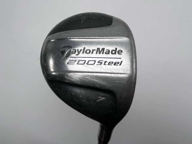 TaylorMade 200 Steel 7 Fairway Wood 21* Lite 80g Regular Graphite Mens RH
