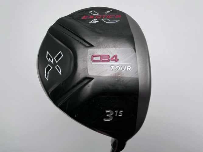Tour Edge Exotics CB4 Tour 3 Fairway 15* Diamana D-limited 70g Tour XStiff RH