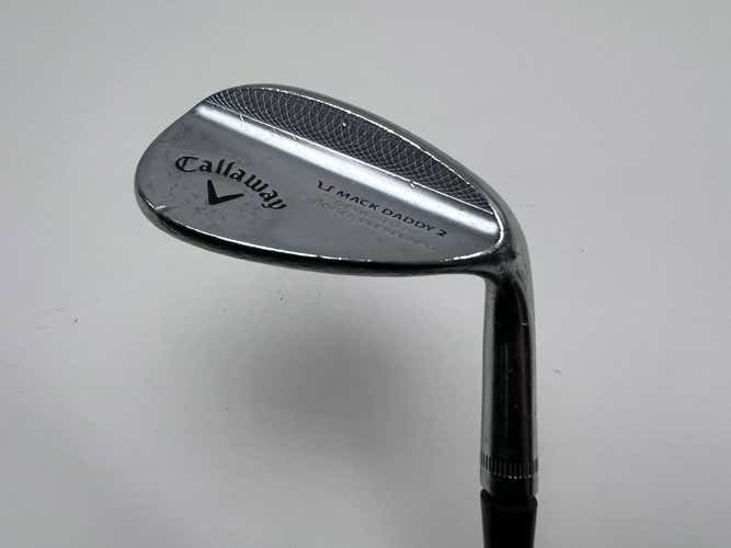 Callaway Mack Daddy 2 Chrome Wedge 56* 14 Bounce S-Grind Wedge Steel Mens RH