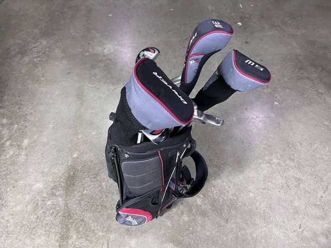 Top Flite XL Ti Club Set Driver 3-5W 4h-5h 6-SW Regular Graphite & Steel RH Bag