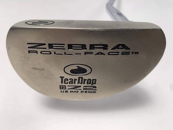 Zebra Roll Face Tear Drop TD Z2 Putter 35" Mens RH
