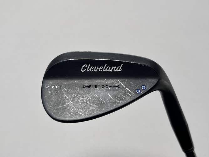 Cleveland RTX 3 Black Satin Lob Wedge LW 64* True Temper Dynamic Gold RH