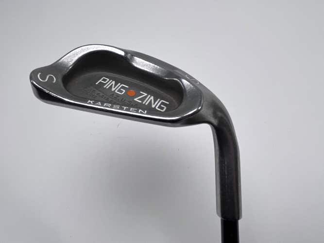 Ping Zing Sand Wedge SW Orange Dot Karsten 101 Regular Graphite Mens RH