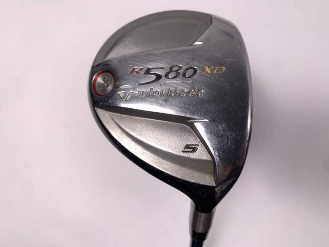 TaylorMade R580 XD 5 Fairway Wood 18* Fujikura HyperLite Stiff Graphite Mens RH