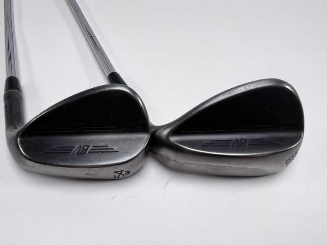 Titleist Vokey SM9 Jet Black Wedge Set 54* 14 58* 8 Wedge Steel Mens RH
