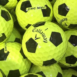 15 Premium AAA Yellow Truvis Callaway ERC-Soft Used/ Recycled Golf Balls