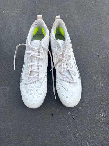 White Men's Size 13.0 (W 14.0) Adult Nike Huarache Mid Top (Used)