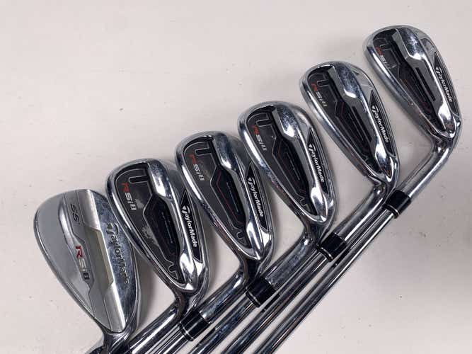 TaylorMade RSi 1 Iron Set 6-PW+SW REAX 90g Stiff Steel Mens RH