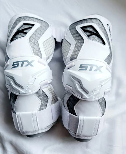 Brand New STX Cell 6/VI Arm Guards White (Medium)