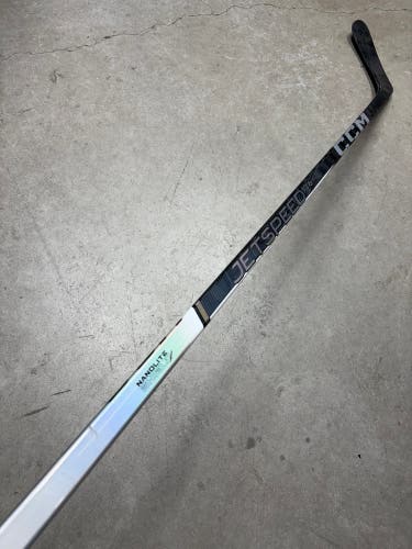 85 Flex P90TM Senior CCM Jetspeed FT6 Pro Left Hand Hockey Stick Pro Stock (Used)