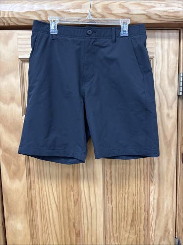 NEW Under Armour Mens UA Matchplay Golf Shorts Black Size 34 9in Inseam