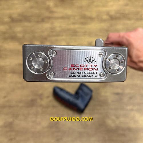 Scotty Cameron Super Select Squareback 2 Putter w/ Headcover, 35" (3010)