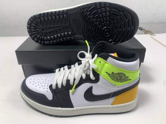 Air Jordan 1 High G Athletic Shoes White Men's SZ 10.5 (DQ0660-105)