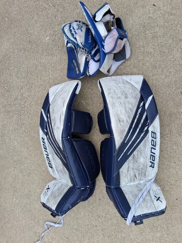 INT LRG Bauer Regular Goalie Full Set (Used)